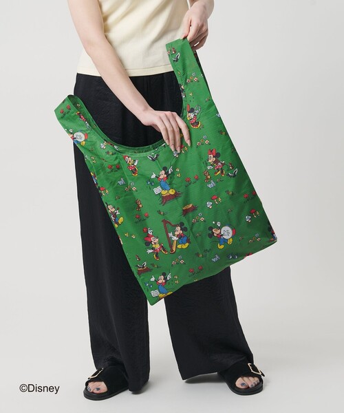 BAGGU（バグー）の「＜BAGGU＞Disney スタンダード バッグ（エコバッグ/サブバッグ・レディース・ライトブルー/ケリーグリーン/ライラック・FREE）」の2枚目の写真