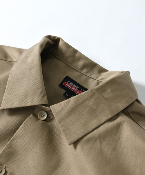 Dickies(ディッキーズ)の「【neos】GENUINE DICKIES ジェニュイン ディッキーズ ルーズシルエット ワンポイント ロゴ ツイル ワークシャツ(シャツ/ブラウス・メンズ・ベージュ/ブラック/カーキ/チャコールグレー・MEDIUM/LARGE/X-LARGE)」の21枚目の写真