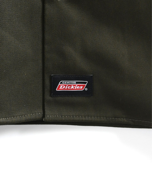 Dickies(ディッキーズ)の「【neos】GENUINE DICKIES ジェニュイン ディッキーズ ルーズシルエット ワンポイント ロゴ ツイル ワークシャツ(シャツ/ブラウス・メンズ・ベージュ/ブラック/カーキ/チャコールグレー・MEDIUM/LARGE/X-LARGE)」の8枚目の写真