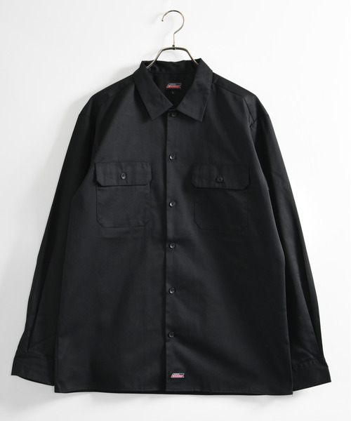 Dickies(ディッキーズ)の「【neos】GENUINE DICKIES ジェニュイン ディッキーズ ルーズシルエット ワンポイント ロゴ ツイル ワークシャツ(シャツ/ブラウス・メンズ・ベージュ/ブラック/カーキ/チャコールグレー・MEDIUM/LARGE/X-LARGE)」の17枚目の写真