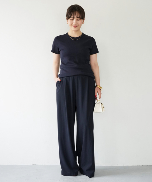 Deuxieme Classe（ドゥーズィエムクラス）の「*Comfort Tシャツ（Tシャツ/カットソー・レディース・ホワイト/ネイビー・FREE）」の13枚目の写真