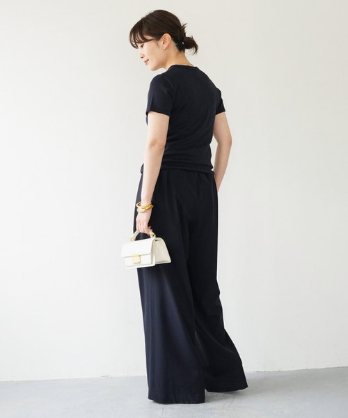 Deuxieme Classe（ドゥーズィエムクラス）の「*Comfort Tシャツ（Tシャツ/カットソー・レディース・ホワイト/ネイビー・FREE）」の15枚目の写真