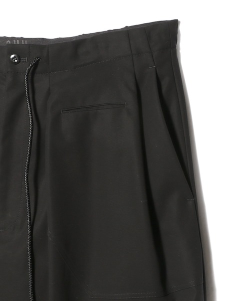 onegravity（ワングラビティ）の「onegravity / ユーティリティ タックワイドパンツ（その他パンツ・メンズ・ブラック/オフホワイト・MEDIUM/SMALL/LARGE）」の5枚目の写真