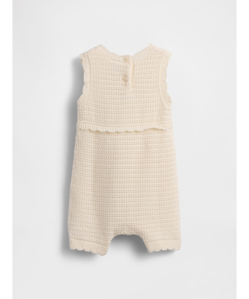 GAP（ギャップ）の「アイスクリーム クロシェ ショートオール (ベビー)（ロンパース・キッズ・アイボリー・60cm/90cm/80ｃｍ/70cm/50cm）」の3枚目の写真