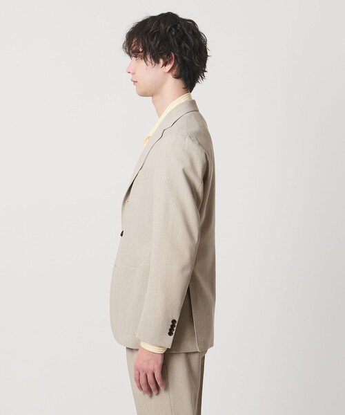 UNITED ARROWS（ユナイテッドアローズ）の「ポプリン シングル 3ボタン テーラード ジャケット R-MODEL（セットアップ・メンズ・ベージュ・50/46/48）」の10枚目の写真