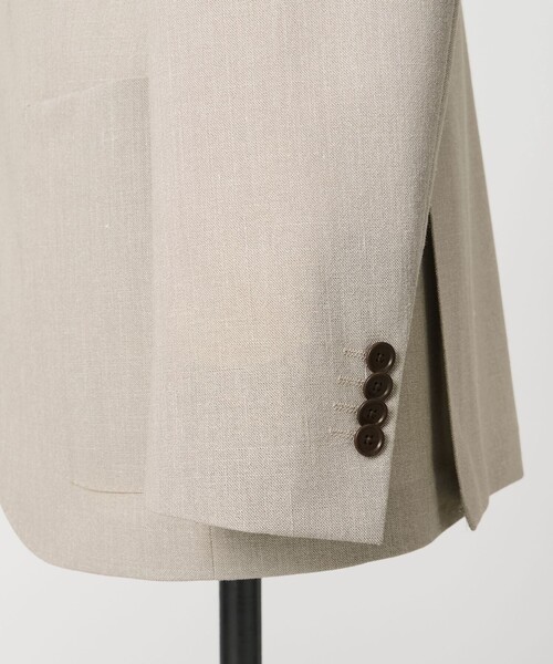 UNITED ARROWS（ユナイテッドアローズ）の「ポプリン シングル 3ボタン テーラード ジャケット R-MODEL（セットアップ・メンズ・ベージュ・50/46/48）」の15枚目の写真