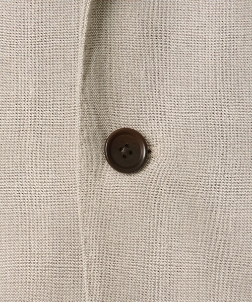 UNITED ARROWS（ユナイテッドアローズ）の「ポプリン シングル 3ボタン テーラード ジャケット R-MODEL（セットアップ・メンズ・ベージュ・50/46/48）」の17枚目の写真