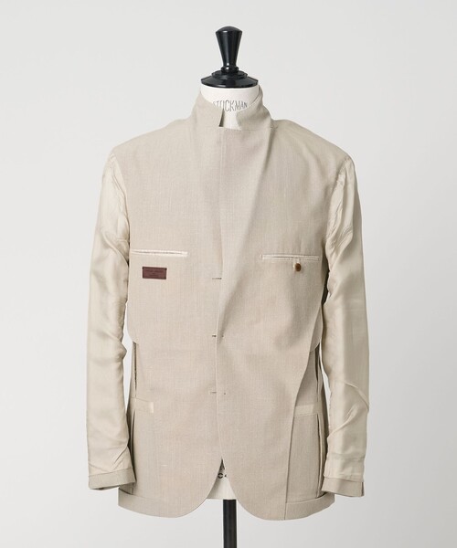 UNITED ARROWS（ユナイテッドアローズ）の「ポプリン シングル 3ボタン テーラード ジャケット R-MODEL（セットアップ・メンズ・ベージュ・50/46/48）」の19枚目の写真