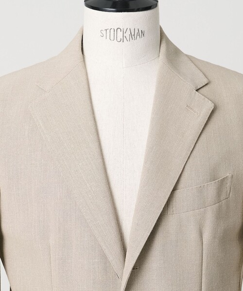 UNITED ARROWS（ユナイテッドアローズ）の「ポプリン シングル 3ボタン テーラード ジャケット R-MODEL（セットアップ・メンズ・ベージュ・50/46/48）」の21枚目の写真