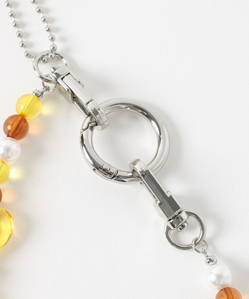 Me%（ミィパーセント）の「【ポムポムプリン】フェイスキーチャーム付きハンドルストラップ　635211（スマホグッズ・レディース・ブラック/ブラウン/イエロー系その他・FREE）」の14枚目の写真