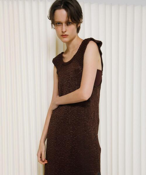 LAATO（ラート）の「knit frill tunic（チュニック・レディース・オフホワイト・FREE）」の8枚目の写真