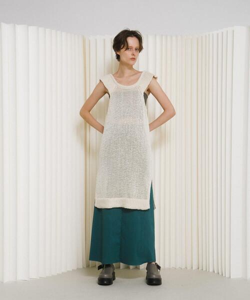 LAATO（ラート）の「knit frill tunic（チュニック・レディース・オフホワイト・FREE）」の16枚目の写真