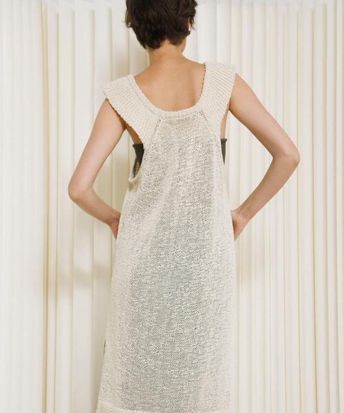 LAATO（ラート）の「knit frill tunic（チュニック・レディース・オフホワイト・FREE）」の18枚目の写真