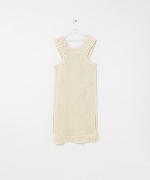 LAATO(ラート)の「knit frill tunic(チュニック・レディース・オフホワイト/ピンクベージュ・FREE)」の13枚目の写真