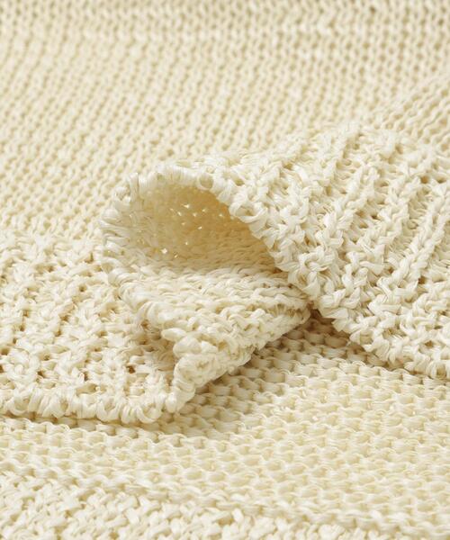 LAATO(ラート)の「knit frill tunic(チュニック・レディース・オフホワイト/ピンクベージュ・FREE)」の14枚目の写真