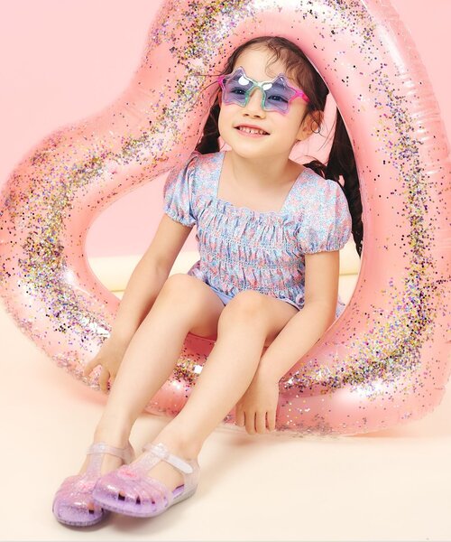 apres les cours（アプレレクール）の「モチーフジェリーサンダル（サンダル・キッズ・サックスブルー/ピンク/ラベンダー・15 /16/17/18/19/14）」の5枚目の写真