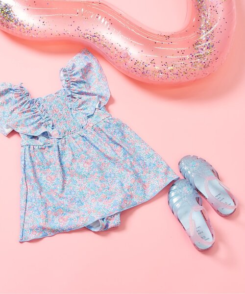 apres les cours（アプレレクール）の「モチーフジェリーサンダル（サンダル・キッズ・サックスブルー/ピンク/ラベンダー・15 /16/17/18/19/14）」の8枚目の写真