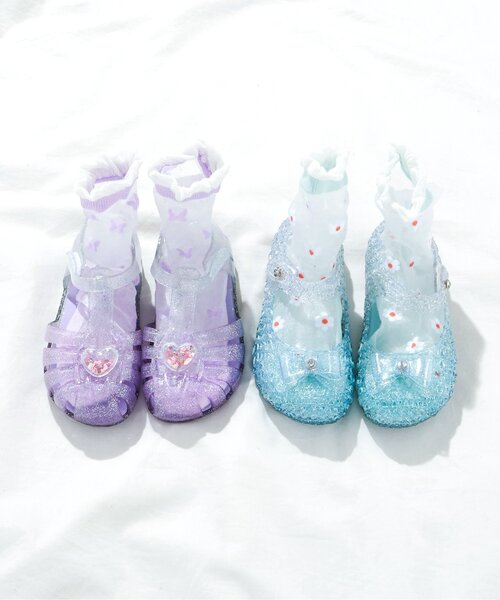 apres les cours（アプレレクール）の「モチーフジェリーサンダル（サンダル・キッズ・サックスブルー/ピンク/ラベンダー・15 /16/17/18/19/14）」の11枚目の写真
