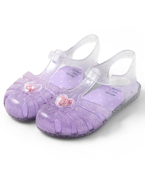 apres les cours（アプレレクール）の「モチーフジェリーサンダル（サンダル・キッズ・サックスブルー/ピンク/ラベンダー・15 /16/17/18/19/14）」の15枚目の写真