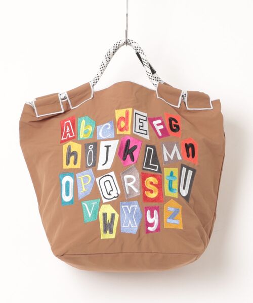 A BAG OF CHIPS(アバッグオブチップス)の「8begin bag(Sサイズ)総刺繍エコバッグ(トートバッグ・レディース・サックスブルー/ブルーグリーン/ブラウン/レッド/ホワイト系その他/ホワイト/ダークブルー/パープル/インディゴブルー/イエロー/ベージュ/ブラック系その他/ナチュラル/アイボリー・FREE)」の6枚目の写真
