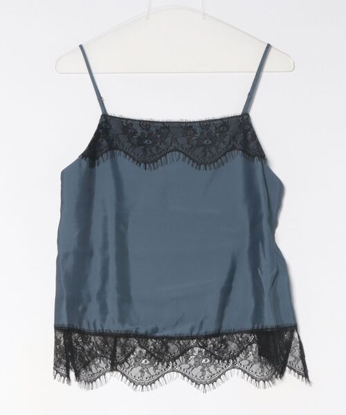 Tiara（ティアラ）の「レースキャミソール（シャツ/ブラウス・レディース・ブラック/ブルー/ベージュ・FREE）」の3枚目の写真
