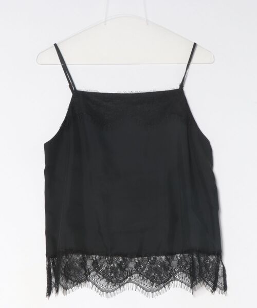 Tiara（ティアラ）の「レースキャミソール（シャツ/ブラウス・レディース・ブラック/ブルー/ベージュ・FREE）」の2枚目の写真