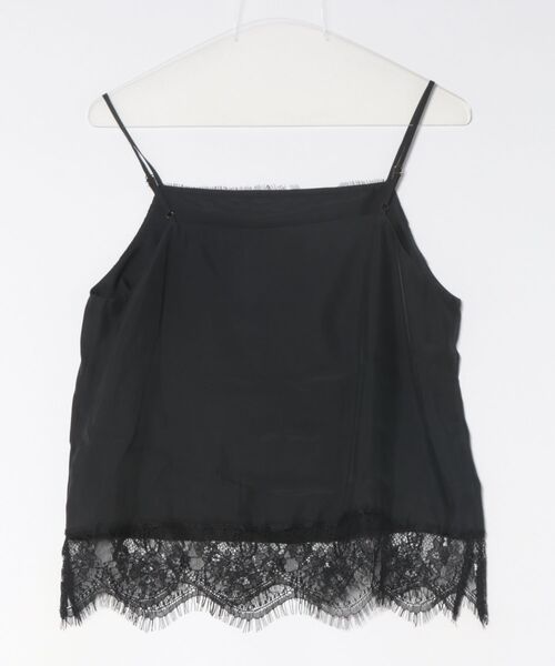 Tiara（ティアラ）の「レースキャミソール（シャツ/ブラウス・レディース・ブラック/ブルー/ベージュ・FREE）」の4枚目の写真