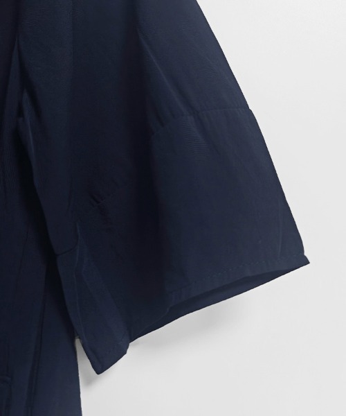 ONEP STAR（ワンピスター）の「ウエストマーク×フリルネックブラウス（シャツ/ブラウス・レディース・ネイビー・MEDIUM/X-LARGE/LARGE）」の12枚目の写真