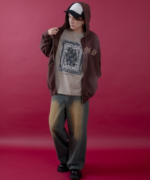 En serio TOKYO（エンソリオトーキョー）の「【SIDEWAYSTANCE】キングピグメントノースリーブTシャツ 70459（Tシャツ/カットソー・メンズ・ベージュ/グリーン/ブラック・SMALL/MEDIUM/LARGE/X-LARGE）」の17枚目の写真