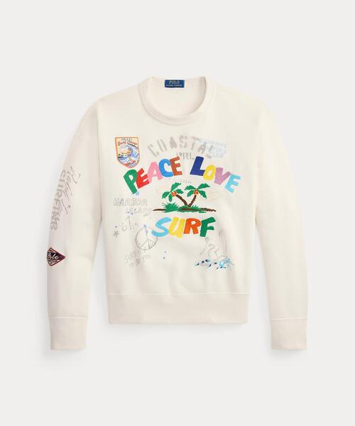 ヴィンテージ フィット Peace Love Surf スウェットシャツ（スウェット