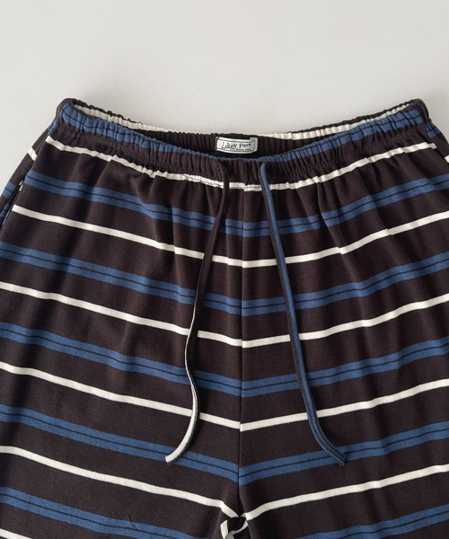 CANAL JEAN（キャナルジーン）の「Lakey Park　ボーダーイージーパンツ（その他パンツ・レディース・チャコールグレー/アイボリー・ONE SIZE）」の16枚目の写真