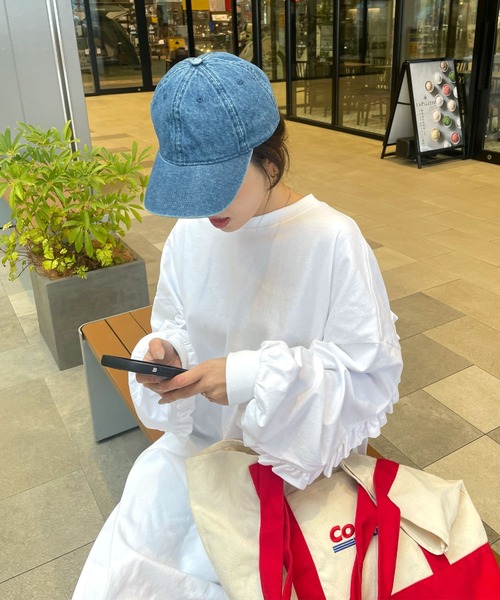CHERI since1985(シェリ)の「フリルバックコットンロングスリーブワンピース(ワンピース・レディース・ブラック/ホワイト・FREE)」の9枚目の写真
