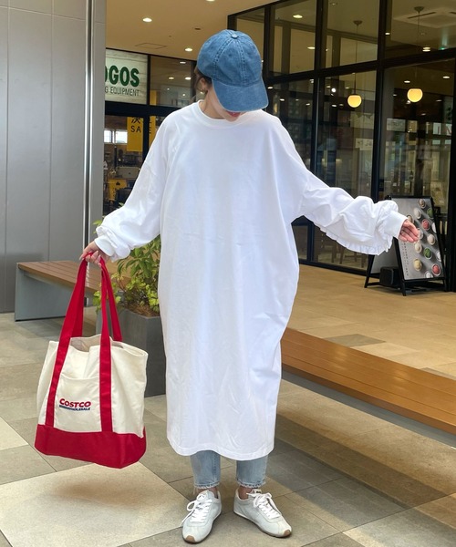 CHERI since1985(シェリ)の「フリルバックコットンロングスリーブワンピース(ワンピース・レディース・ブラック/ホワイト・FREE)」の10枚目の写真