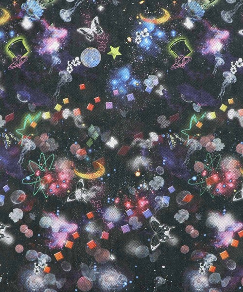 ScoLar（スカラー）の「161666：総柄ベロア×ストライプ柄チュールキャミワンピ（ワンピース・レディース・オフホワイト/パープル/ブラック・M）」の13枚目の写真