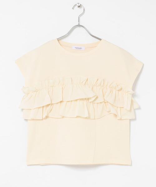 URBAN RESEARCH Sonny Label(アーバンリサーチサニーレーベル)の「『WEB限定』フリルドッキングプルオーバー(Tシャツ/カットソー・レディース・アイボリー/ブラック/ブラウン・FREE)」の11枚目の写真