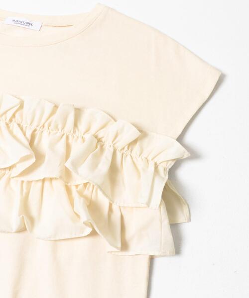 URBAN RESEARCH Sonny Label(アーバンリサーチサニーレーベル)の「『WEB限定』フリルドッキングプルオーバー(Tシャツ/カットソー・レディース・アイボリー/ブラック/ブラウン・FREE)」の12枚目の写真
