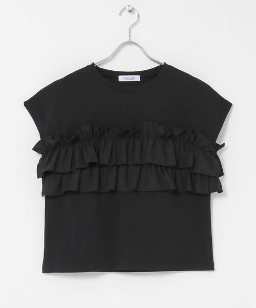 URBAN RESEARCH Sonny Label(アーバンリサーチサニーレーベル)の「『WEB限定』フリルドッキングプルオーバー(Tシャツ/カットソー・レディース・アイボリー/ブラック/ブラウン・FREE)」の20枚目の写真