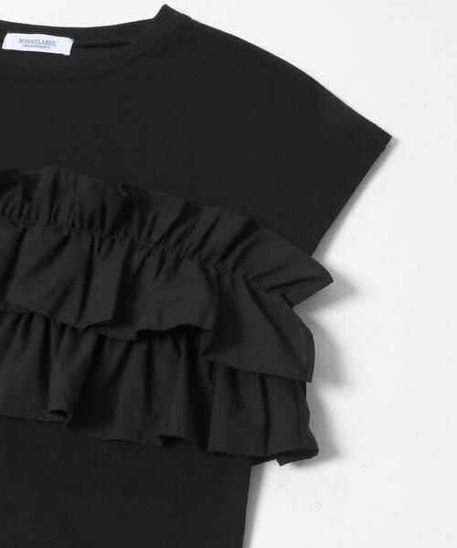 URBAN RESEARCH Sonny Label(アーバンリサーチサニーレーベル)の「『WEB限定』フリルドッキングプルオーバー(Tシャツ/カットソー・レディース・アイボリー/ブラック/ブラウン・FREE)」の21枚目の写真
