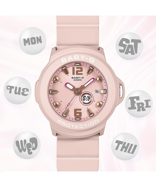 BABY-G（ベイビージー）の「BABY-G＋PLUS / BGA-15K-7AJR（アナログ腕時計・レディース・ホワイト×グリーン・FREE）」の3枚目の写真