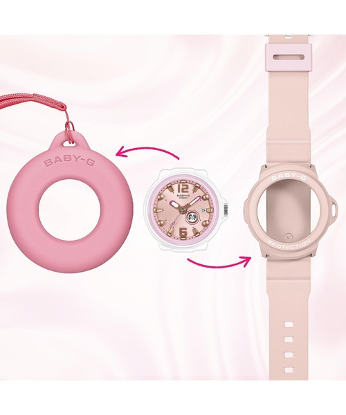 BABY-G（ベイビージー）の「BABY-G＋PLUS / BGA-15K-7AJR（アナログ腕時計・レディース・ホワイト×グリーン・FREE）」の4枚目の写真