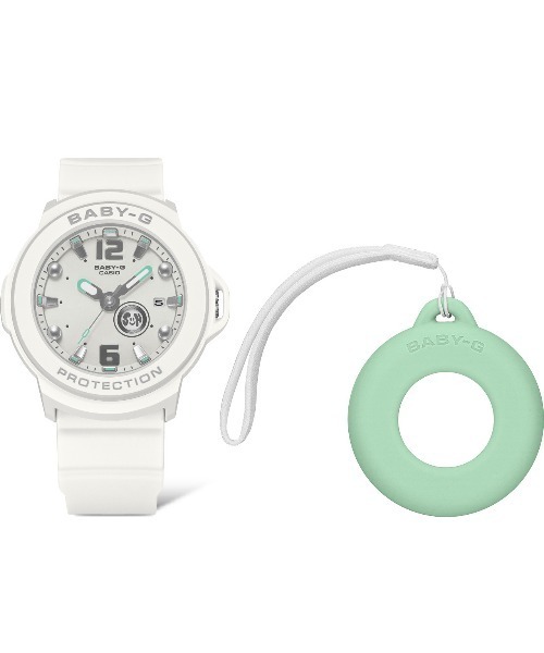 BABY-G（ベイビージー）の「BABY-G＋PLUS / BGA-15K-7AJR（アナログ腕時計・レディース・ホワイト×グリーン・FREE）」の12枚目の写真