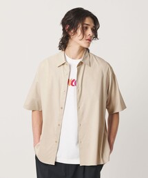 タンブル リネン スクエア シャツ GRANDE型