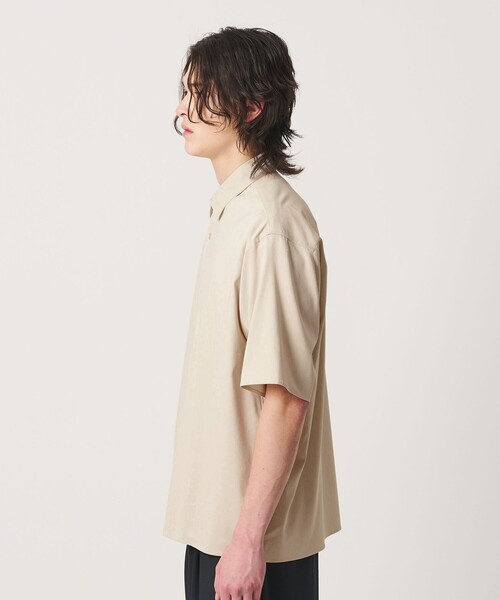 BEAUTY&YOUTH UNITED ARROWS(ビューティーアンドユースユナイテッドアローズ)の「タンブル リネン スクエア シャツ GRANDE型(シャツ/ブラウス・メンズ・ブラック/オフホワイト・S/M/L/XL)」の8枚目の写真