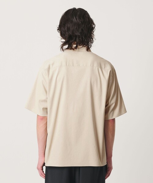 BEAUTY&YOUTH UNITED ARROWS(ビューティーアンドユースユナイテッドアローズ)の「タンブル リネン スクエア シャツ GRANDE型(シャツ/ブラウス・メンズ・ブラック/オフホワイト・S/M/L/XL)」の7枚目の写真