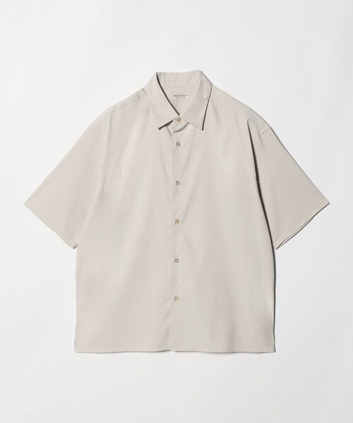BEAUTY&YOUTH UNITED ARROWS(ビューティーアンドユースユナイテッドアローズ)の「タンブル リネン スクエア シャツ GRANDE型(シャツ/ブラウス・メンズ・ブラック/オフホワイト・S/M/L/XL)」の6枚目の写真