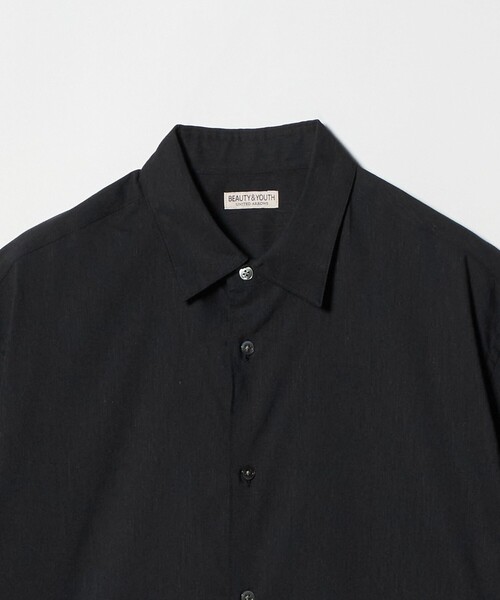 BEAUTY&YOUTH UNITED ARROWS(ビューティーアンドユースユナイテッドアローズ)の「タンブル リネン スクエア シャツ GRANDE型(シャツ/ブラウス・メンズ・ブラック/オフホワイト・S/M/L/XL)」の17枚目の写真