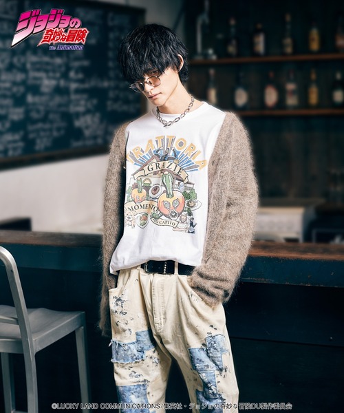 glamb（グラム）の「Tonio’s Stand T-shirts（Tシャツ/カットソー・メンズ・ホワイト/ブラック・S/M/L/XL）」の4枚目の写真