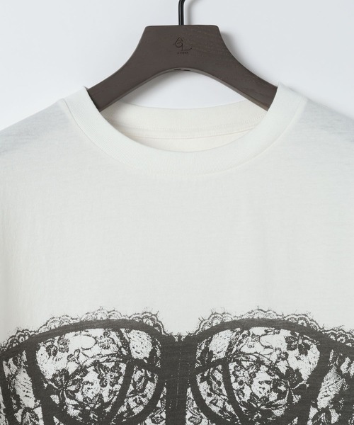 eL（エル）の「【eL】Bustier Print TEE/668742（Tシャツ/カットソー・レディース・ブラック系その他/ホワイト系その他・FREE）」の17枚目の写真