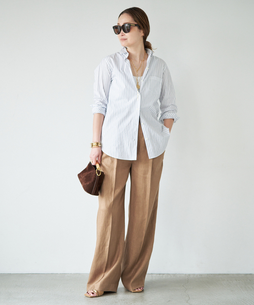 OGLINEN Wタックパンツ（スラックス）｜Deuxieme Classe