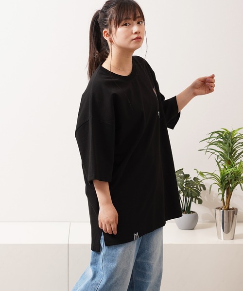 1111clothing(ワンフォークロージング)の「【2ND ARCHIVE】総柄ベア オーバーサイズ リフレクター 半袖Tシャツ / ビッグシルエット / ユニセックス(Tシャツ/カットソー・メンズ・パープル/ホワイト/ブラック/ピンク・FREE)」の16枚目の写真